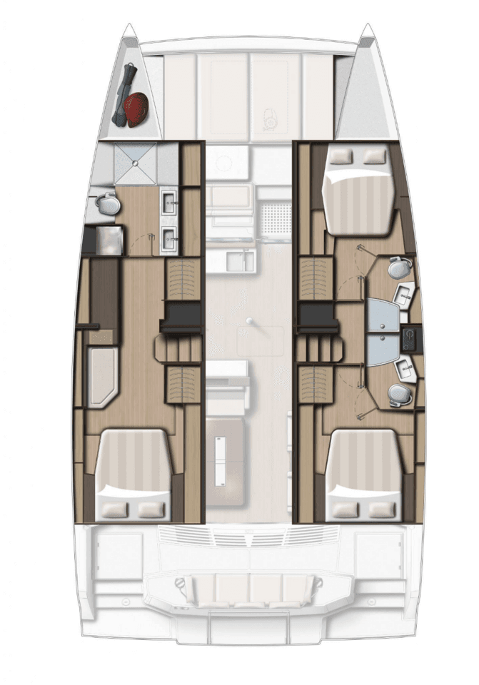 bali 44 sunset chaser abacos floorplan