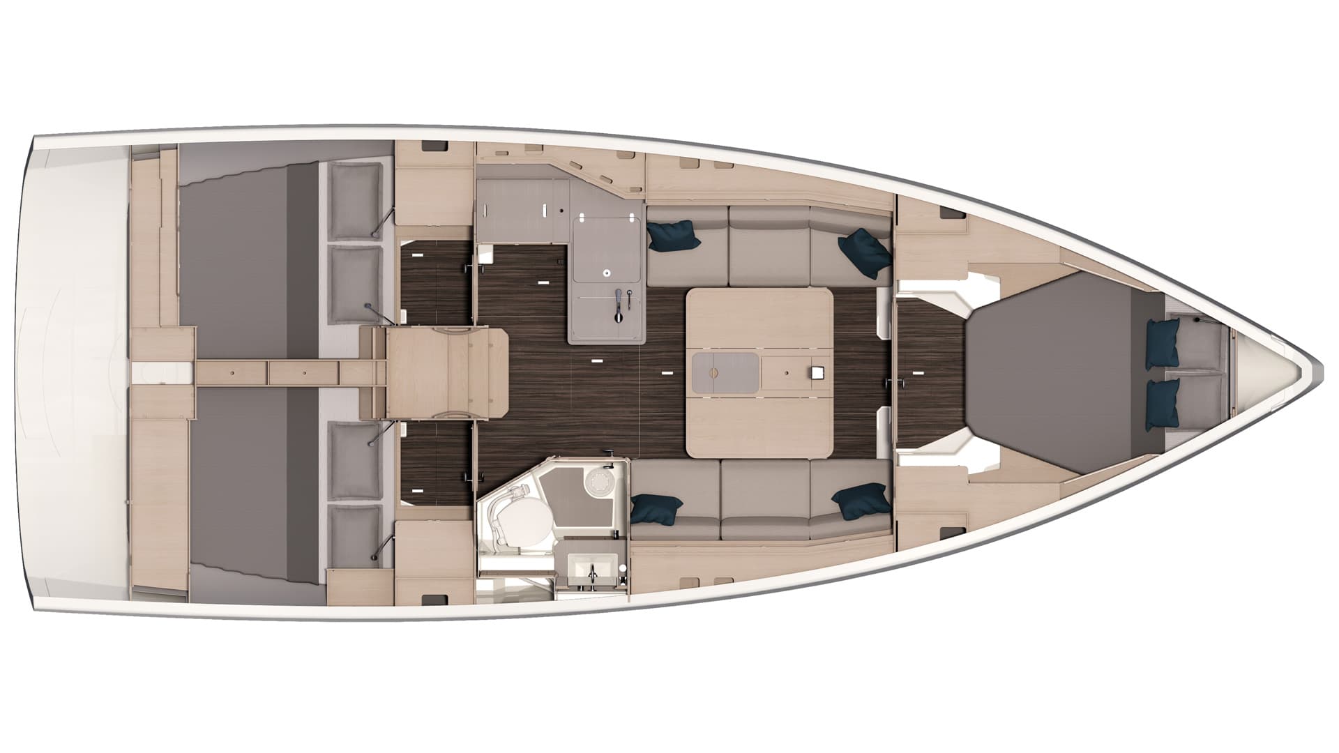 dufour 37 spicy rum svg floorplan