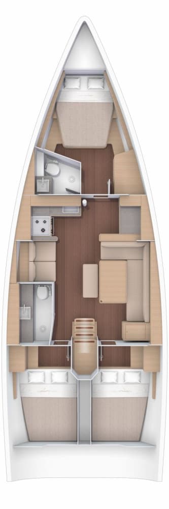 dufour 41 seabreeze smile usvi floorplan
