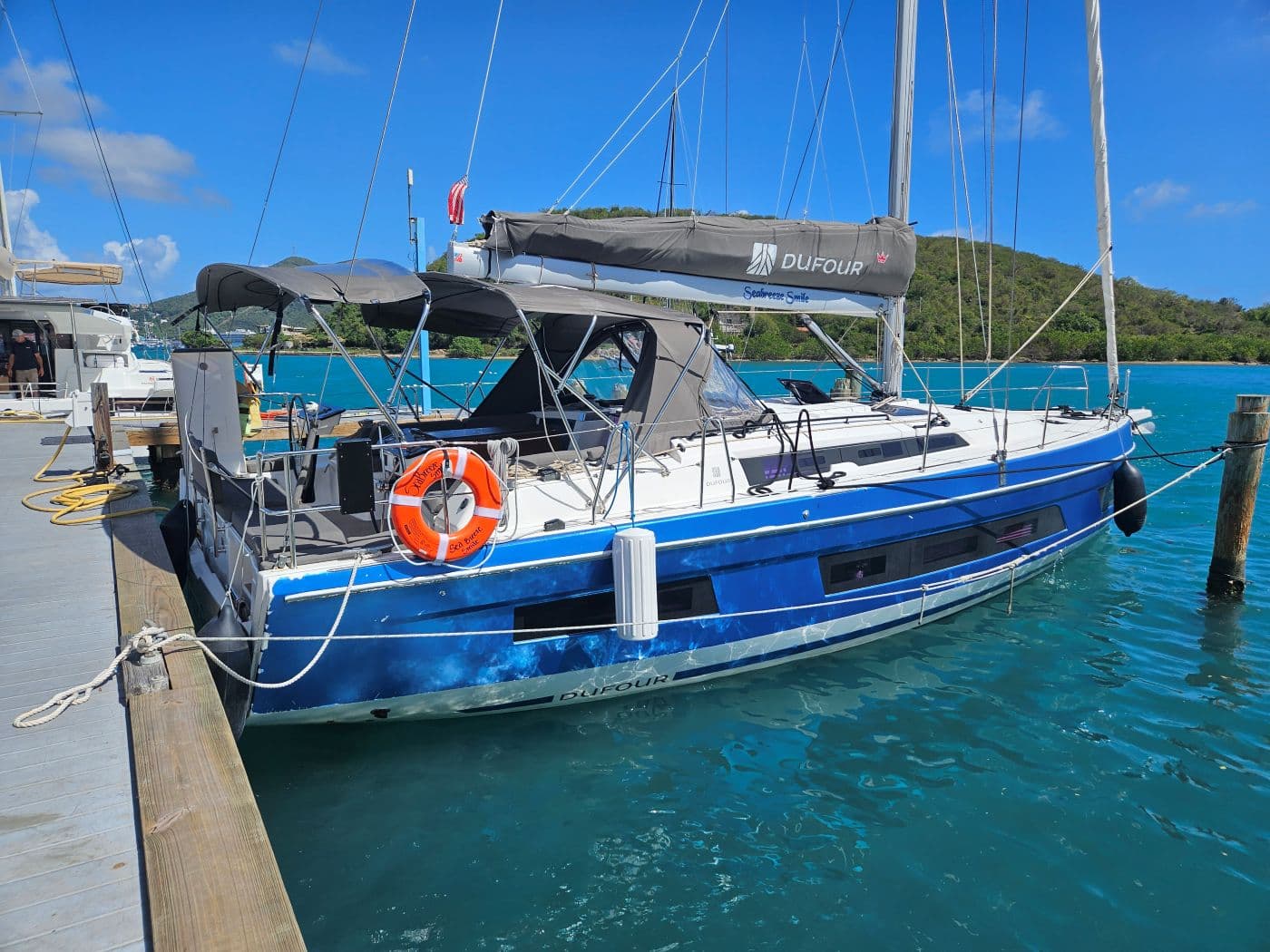 dufour 41 seabreeze smile usvi hero exterior