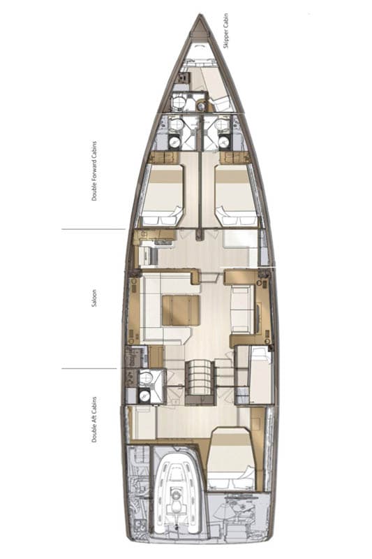 jeanneau 60 lyra greece floorplan