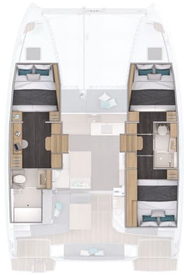 lagoon 38 dschubba greece floorplan
