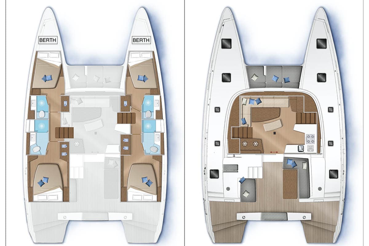 lagoon 42 hathor greece floorplan