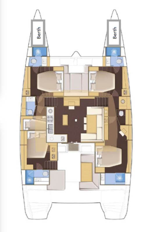 lagoon 52 f saga croatia floorplan
